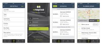 mHelpDesk app design